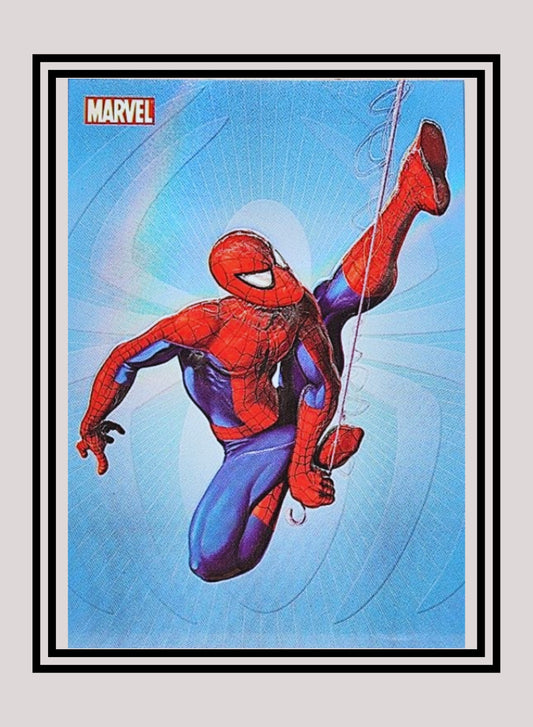 Marvel! 1x E5 Spiderman - Embossed (#E5 - 2009 Rittenhouse Spiderman Archives)