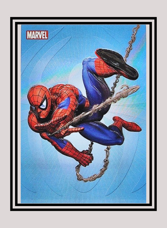 Marvel! 1x E6 Spiderman - Embossed (#E6 - 2009 Rittenhouse Spiderman Archives)