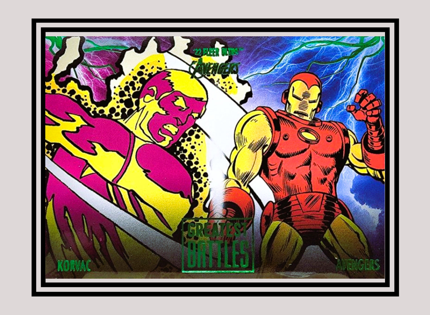 Marvel! 1x The Korvac Saga - Base Greatest Battles (#EB-4 - 2022 Fleer Ultra Avengers)