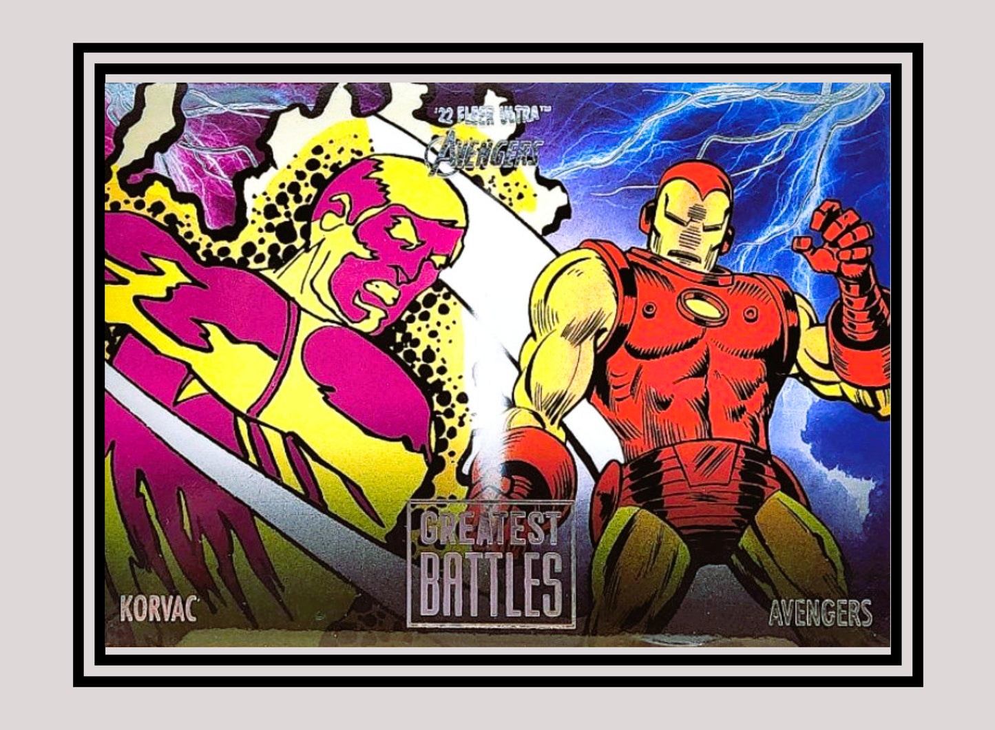 Marvel! 1x The Korvac Saga - Base Greatest Battles (#EB-4 - 2022 Fleer Ultra Avengers)