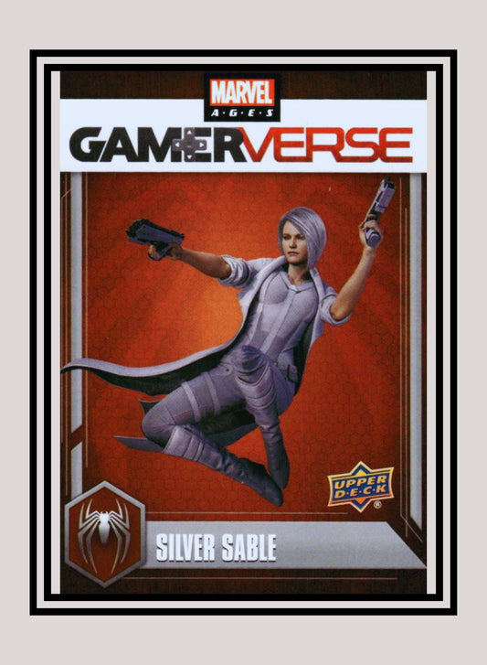 Marvel! 1x Silver Sable - Inserts (G-10 - 2020 Upper Deck Marvel Ages)