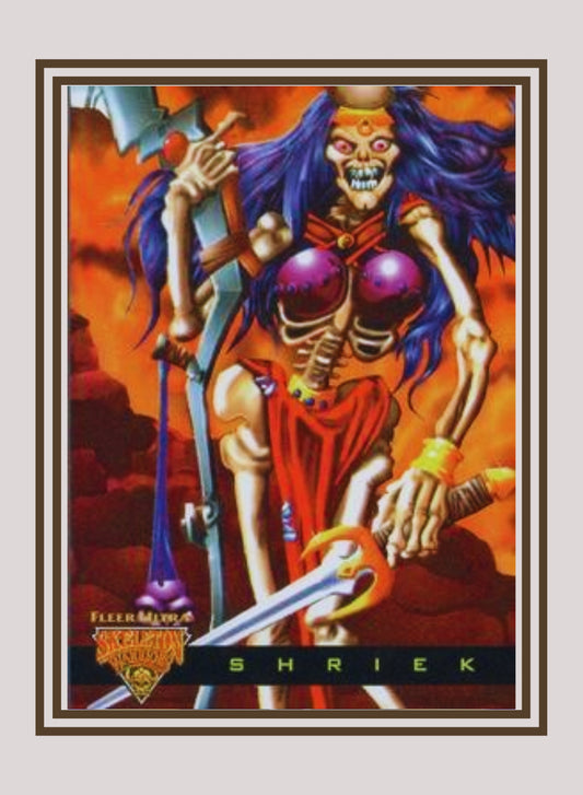 1x Shriek - Luma Bone (#04 - 1995 Fleer Ultra Skeleton Warriors)