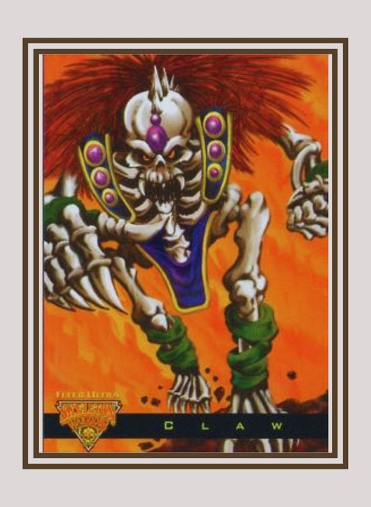 1x Claw - Luma Bone (#05 - 1995 Fleer Ultra Skeleton Warriors)