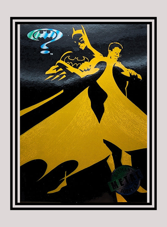 DC! 1x Batman & Robin - Gold Blaster (#03 - 1995 Fleer Batman Forever Metal)