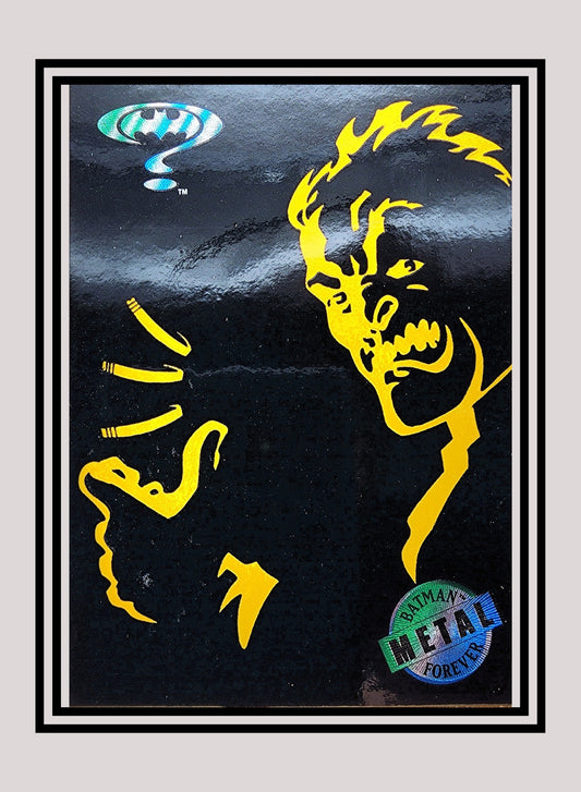 DC! 1x Two-Face - Gold Blaster (#10 - 1995 Fleer Batman Forever Metal)