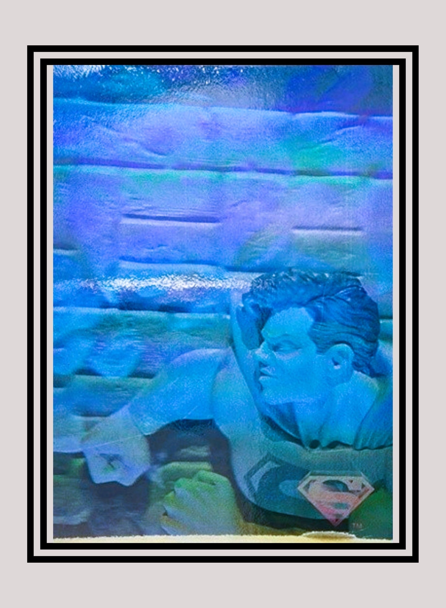 DC! 1x Doomsday - Hologram Action (H3 - 1996 Fleer Superman Hologram Series)