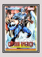Marvel! 1x Captain America - Base (#08 - 2021 Marvel Heroes Reborn)