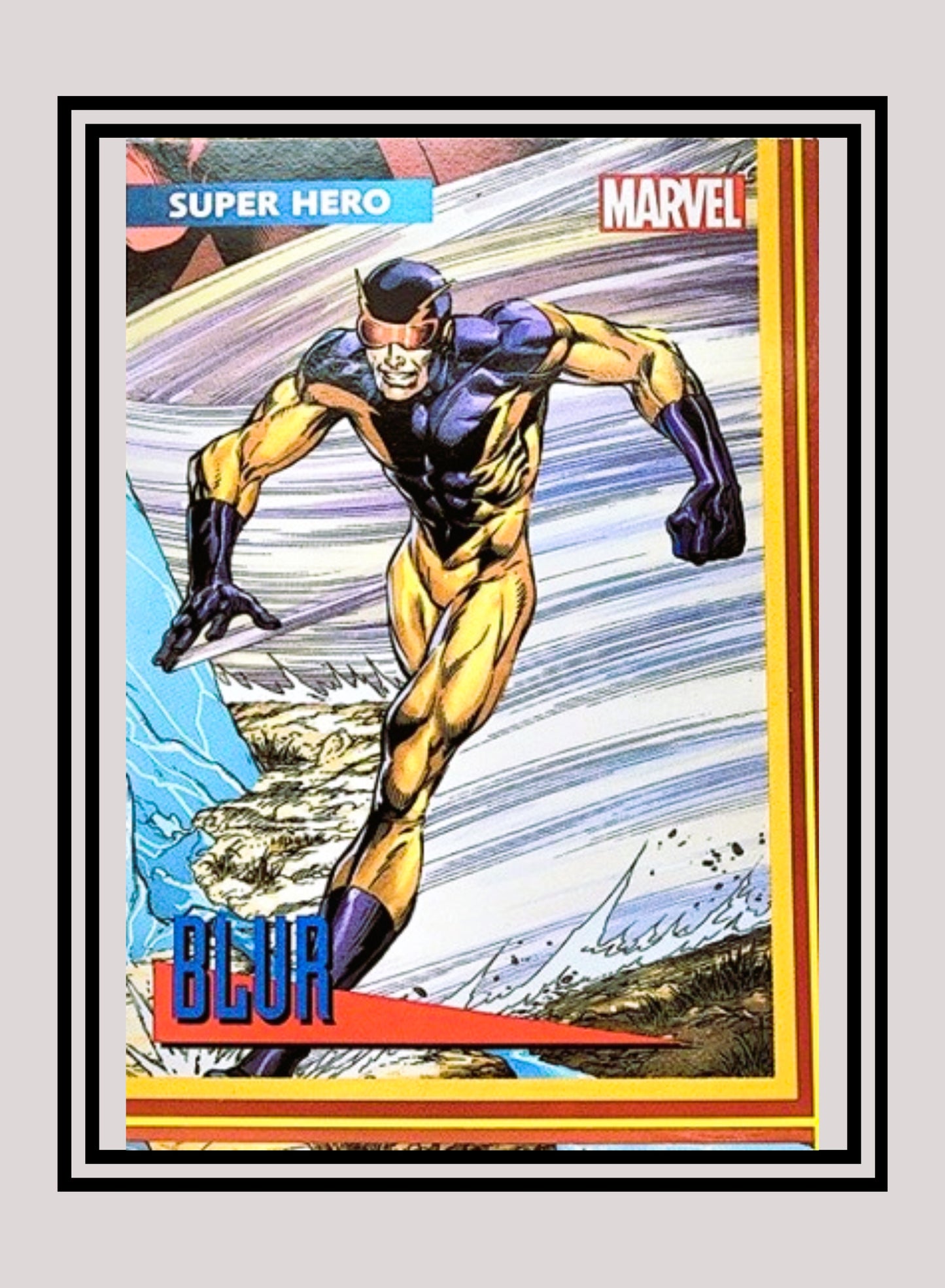 Marvel! 1x Blur - Base (#09 - 2021 Marvel Heroes Reborn)