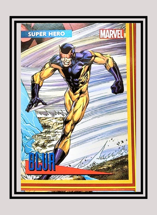 Marvel! 1x Blur - Base (#09 - 2021 Marvel Heroes Reborn)