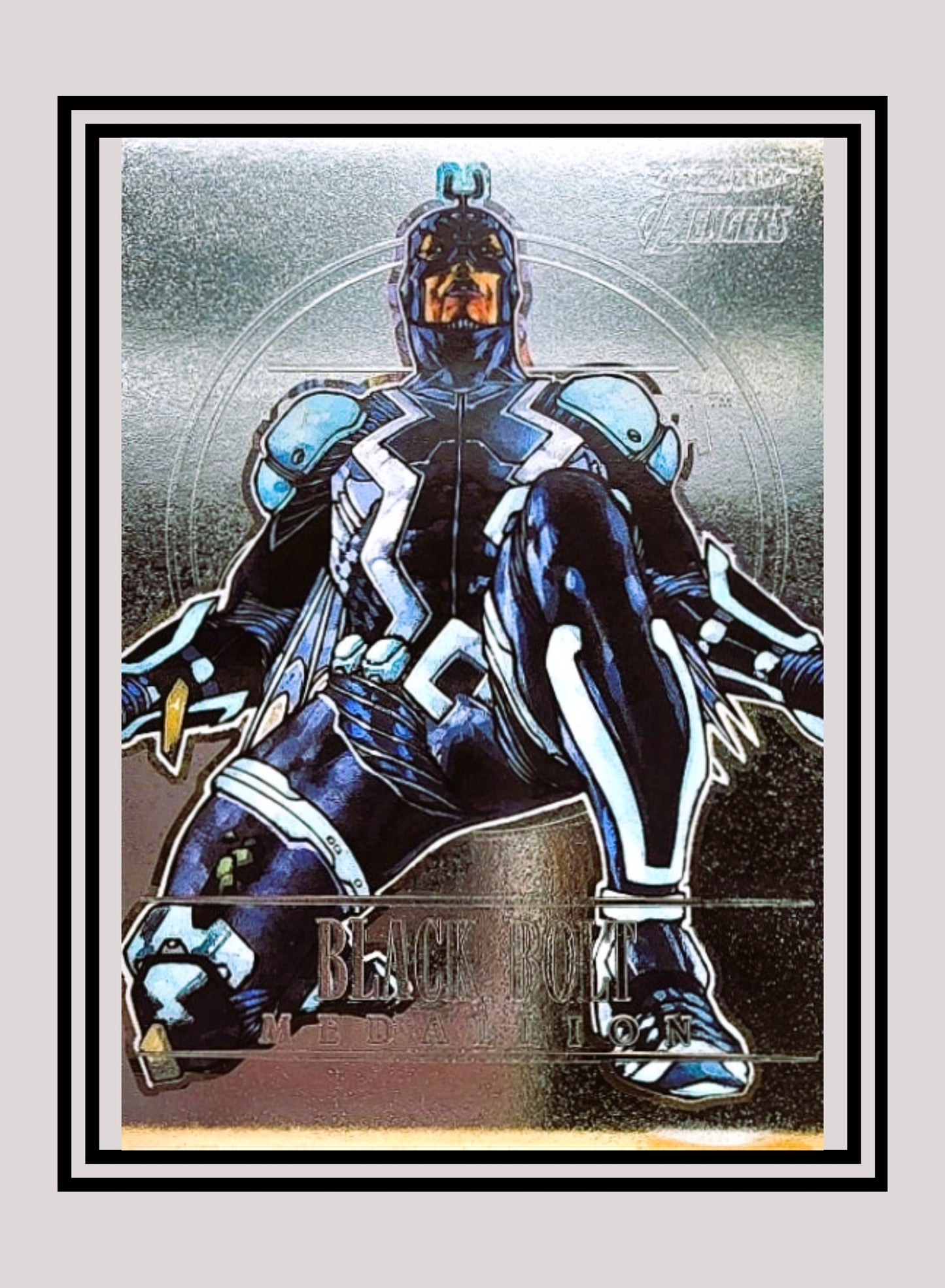 Marvel! 1x Black Bolt - Medallions (#M-3 - 2022 Fleer Ultra Avengers)