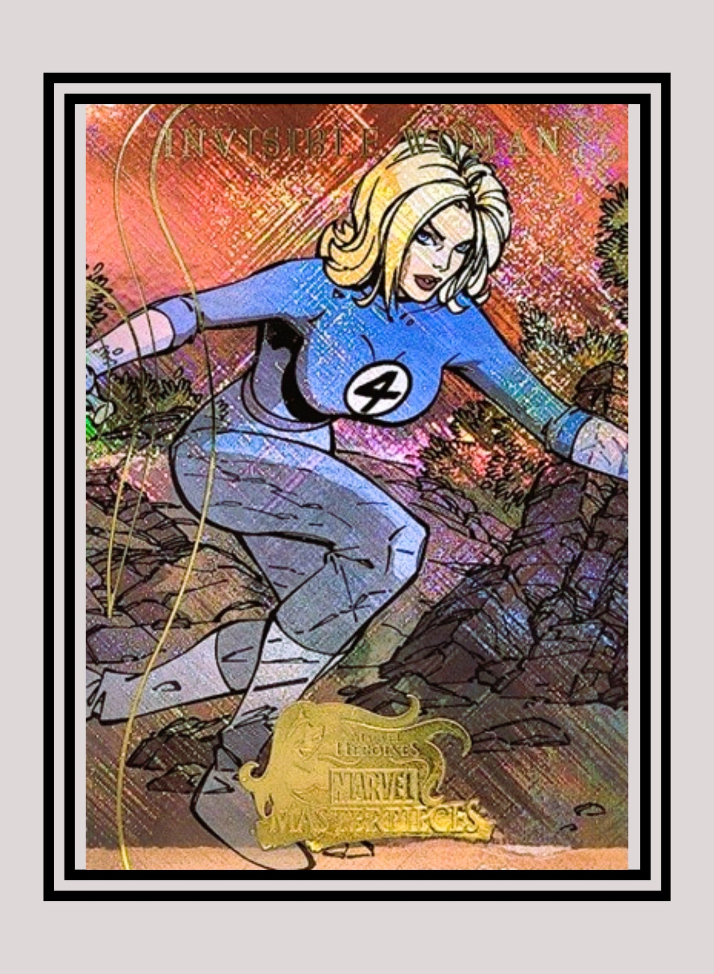 Marvel! 1x Invisible Woman - Marvel Heroines Holo (MH2 - 2008 Upper Deck Marvel Masterpieces Series 2)