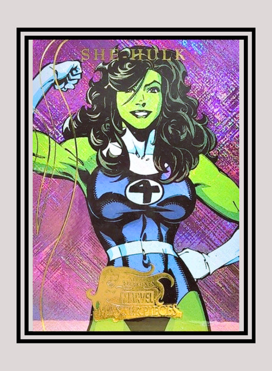 Marvel! 1x She-Hulk - Marvel Heroines Holo (MH6 - 2008 Upper Deck Marvel Masterpieces Series 2)