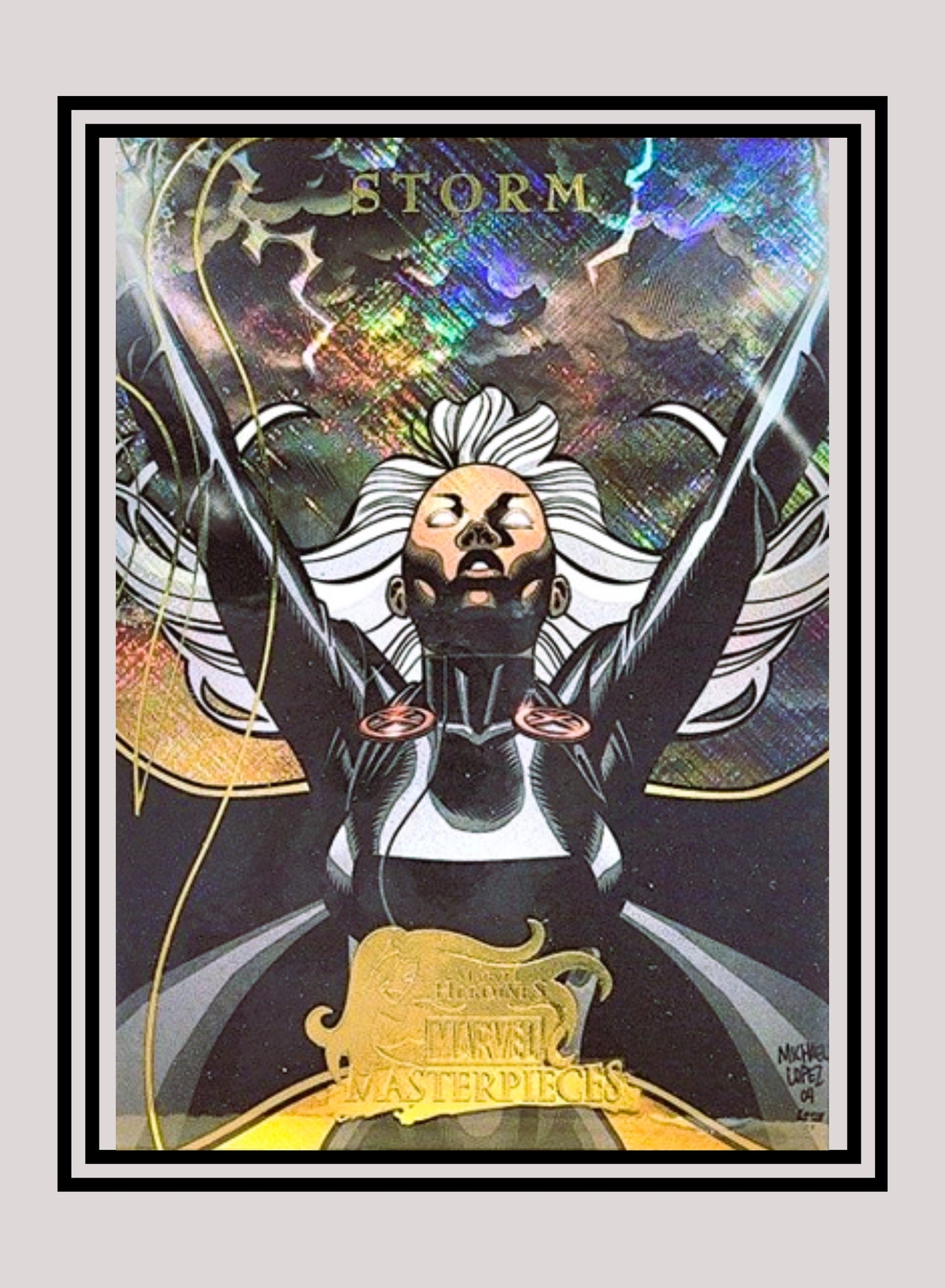 Marvel! 1x Storm - Marvel Heroines Holo (MH9 - 2008 Upper Deck Marvel Masterpieces Series 2)