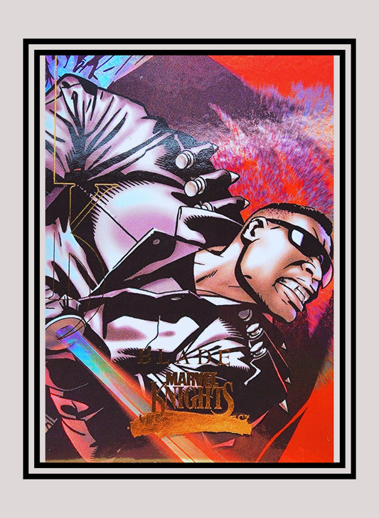 Marvel! 1x Blade - Marvel Knight Holo (MK1 - 2008 Upper Deck Marvel Masterpieces Series 3)