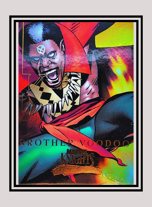 Marvel! 1x Brother Voodoo - Marvel Knight Holo (MK2 - 2008 Upper Deck Marvel Masterpieces Series 3)