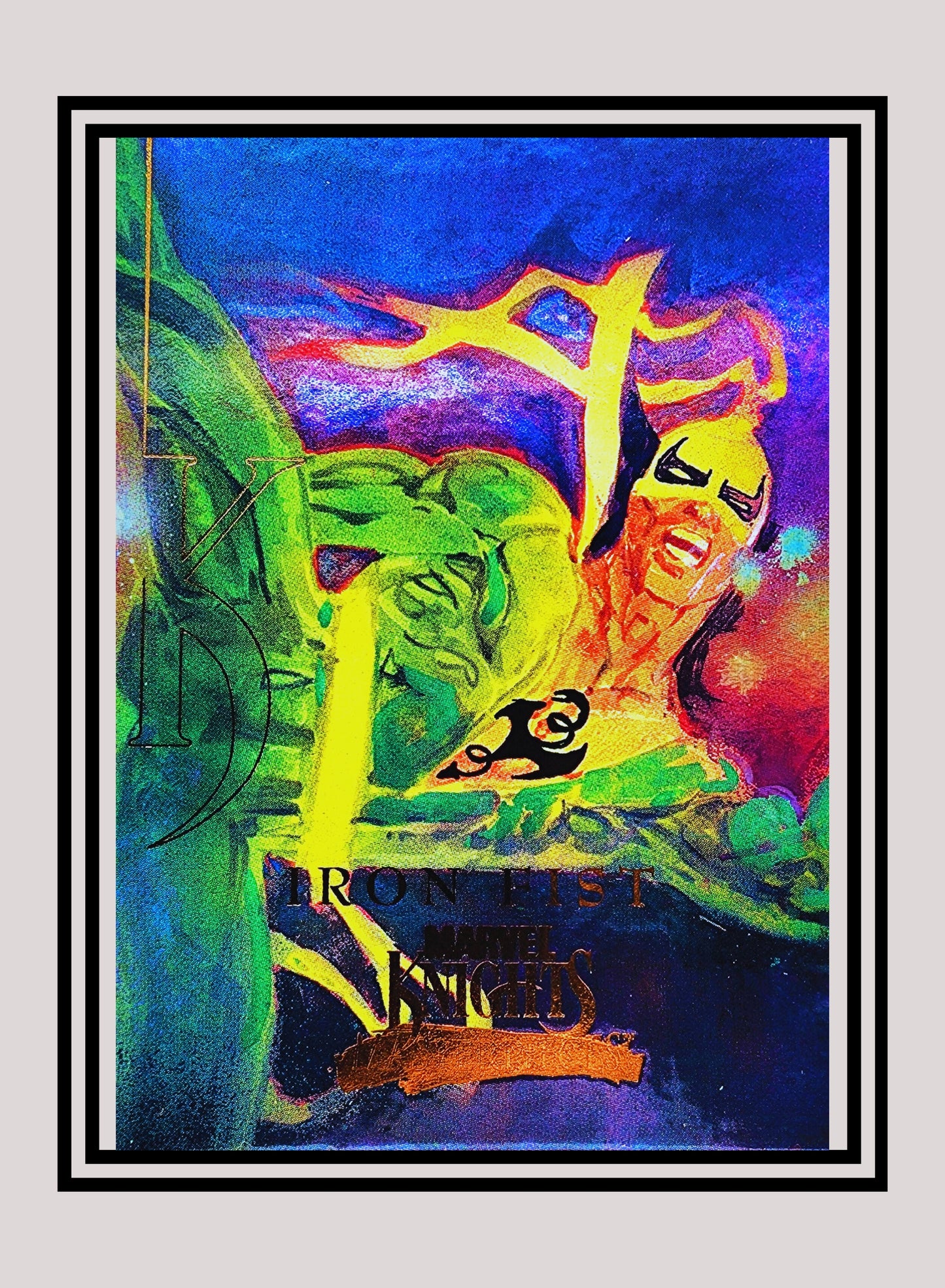 Marvel! 1x Iron Fist - Marvel Knight Holo (MK6 - 2008 Upper Deck Marvel Masterpieces Series 3)