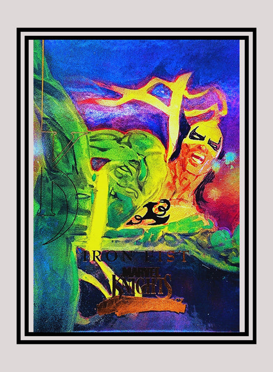 Marvel! 1x Iron Fist - Marvel Knight Holo (MK6 - 2008 Upper Deck Marvel Masterpieces Series 3)