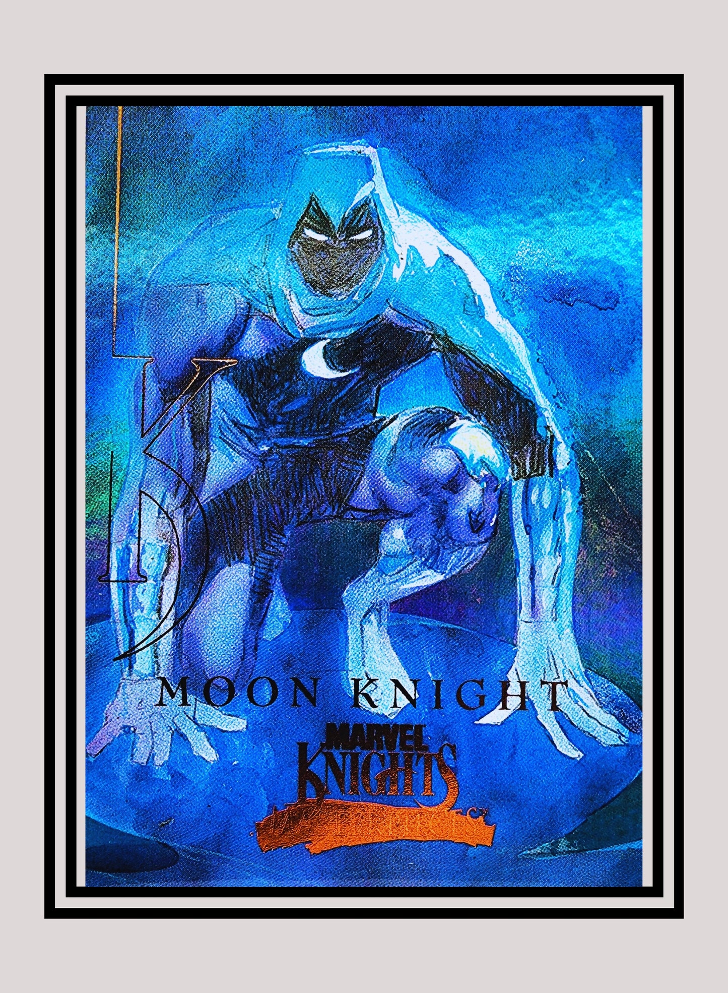 Marvel! 1x Moon Knight - Marvel Knight Holo (MK7 - 2008 Upper Deck Marvel Masterpieces Series 3)