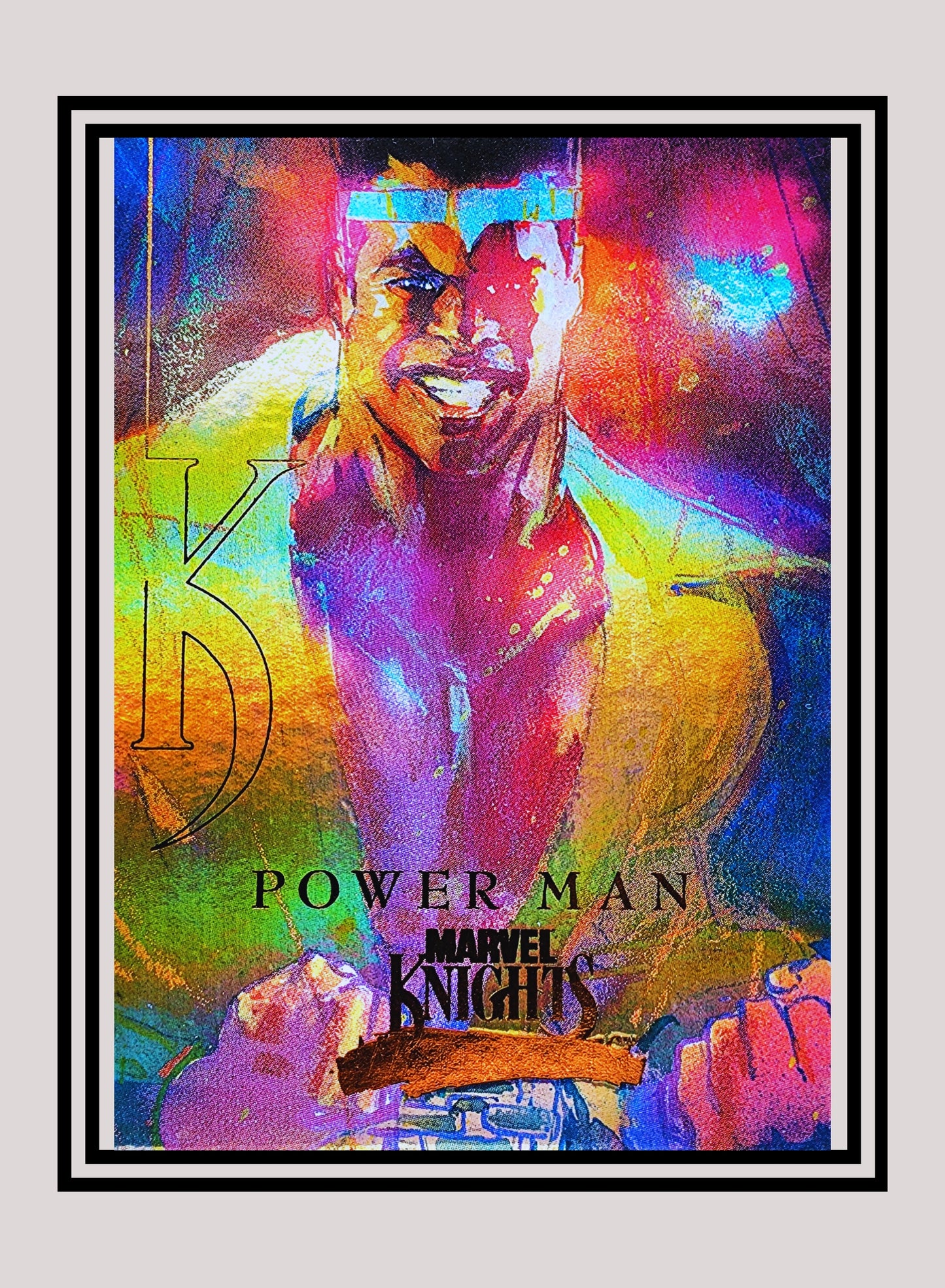 Marvel! 1x Power Man - Marvel Knight Holo (MK8 - 2008 Upper Deck Marvel Masterpieces Series 3)