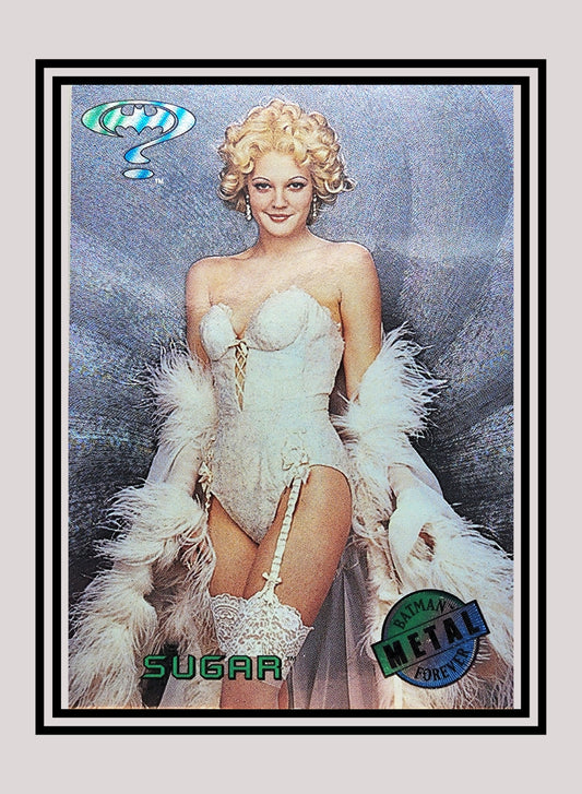 DC! 1x Sugar - Movie Preview (#8 - 1995 Fleer Batman Forever Metal)