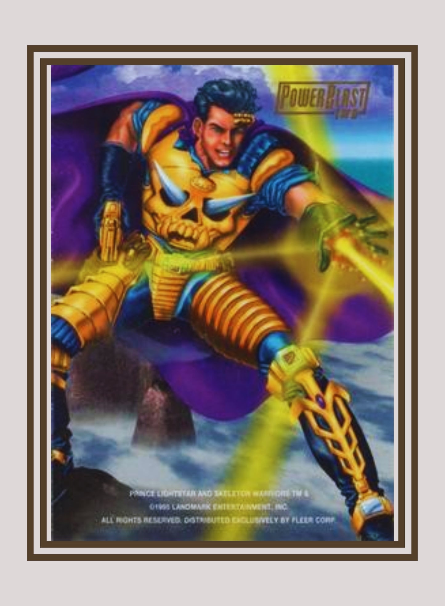 1x Prince Lightstar - Powerblast (#01 - 1995 Fleer Ultra Skeleton Warriors)