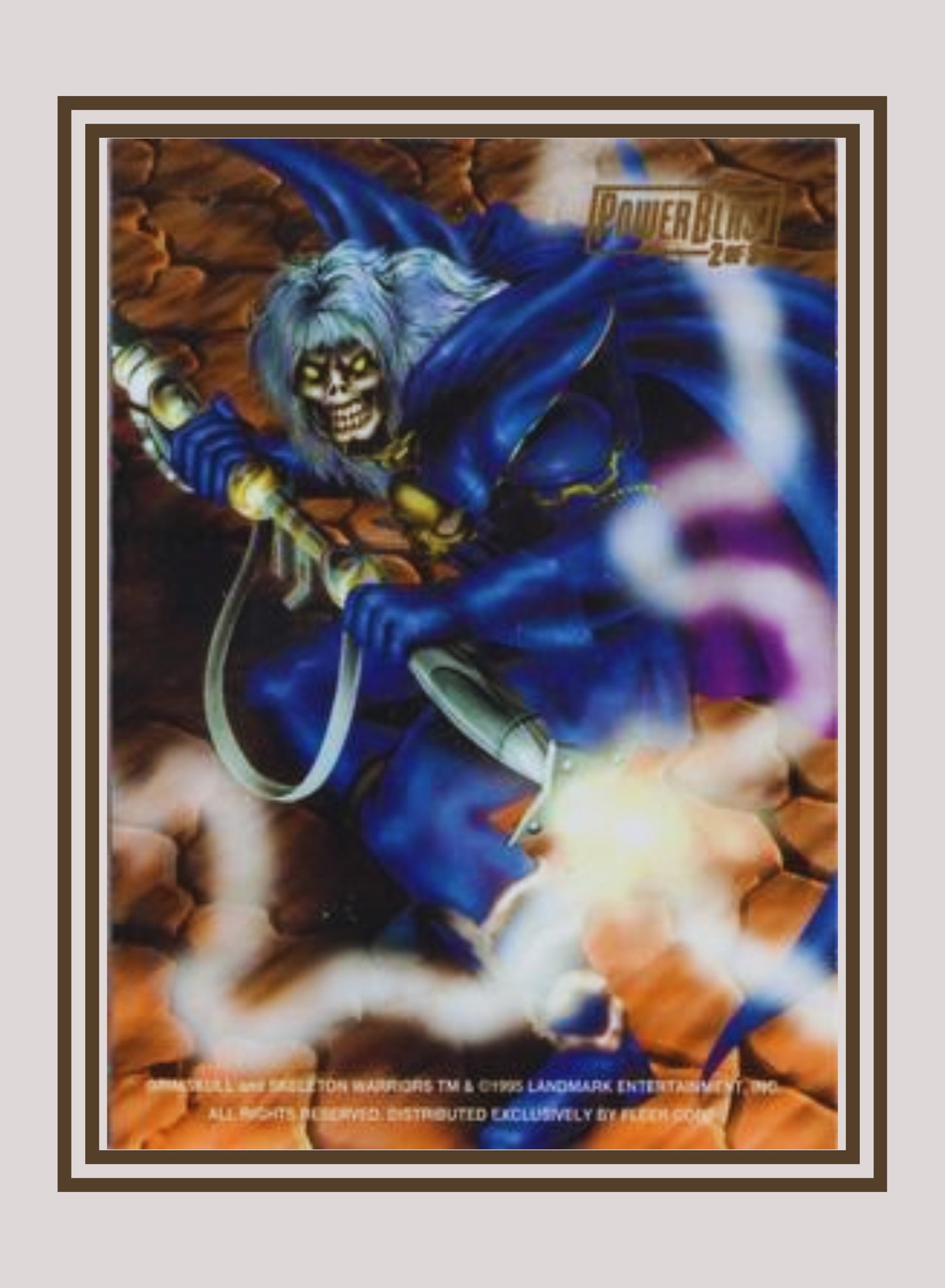 1x Grimskull - Powerblast (#02 - 1995 Fleer Ultra Skeleton Warriors)