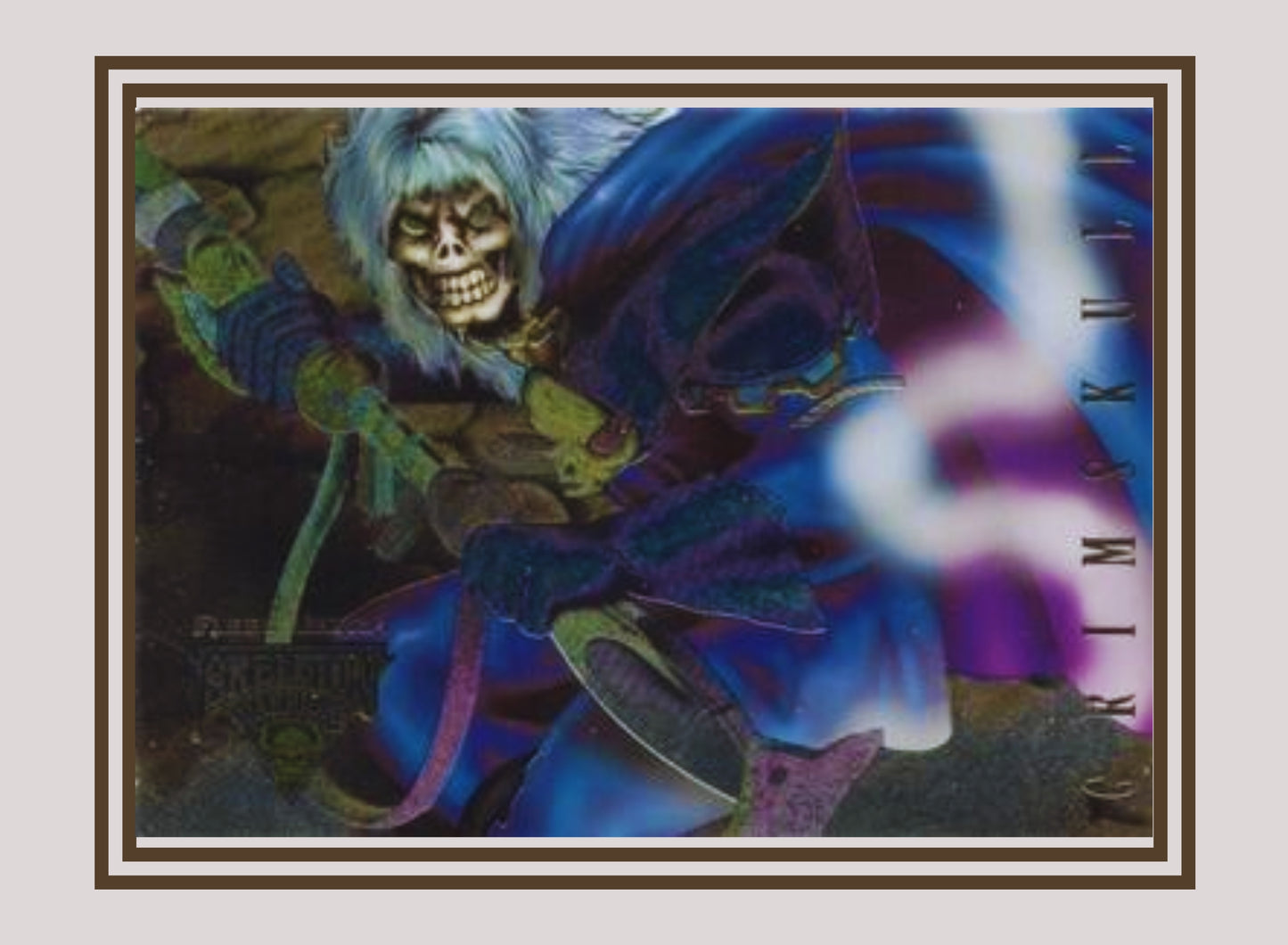 1x Grimskull - Powerblast (#02 - 1995 Fleer Ultra Skeleton Warriors)