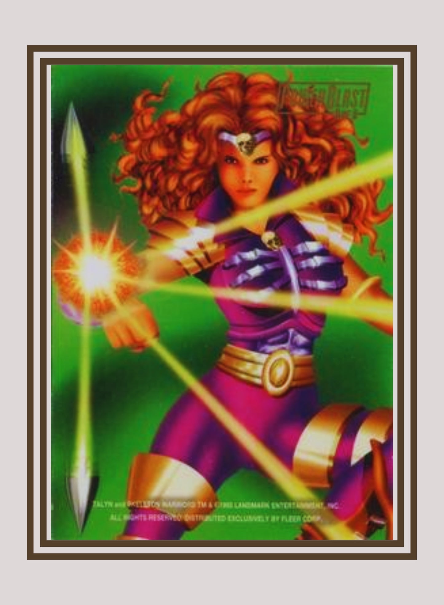 1x Talyn - Powerblast (#03 - 1995 Fleer Ultra Skeleton Warriors)