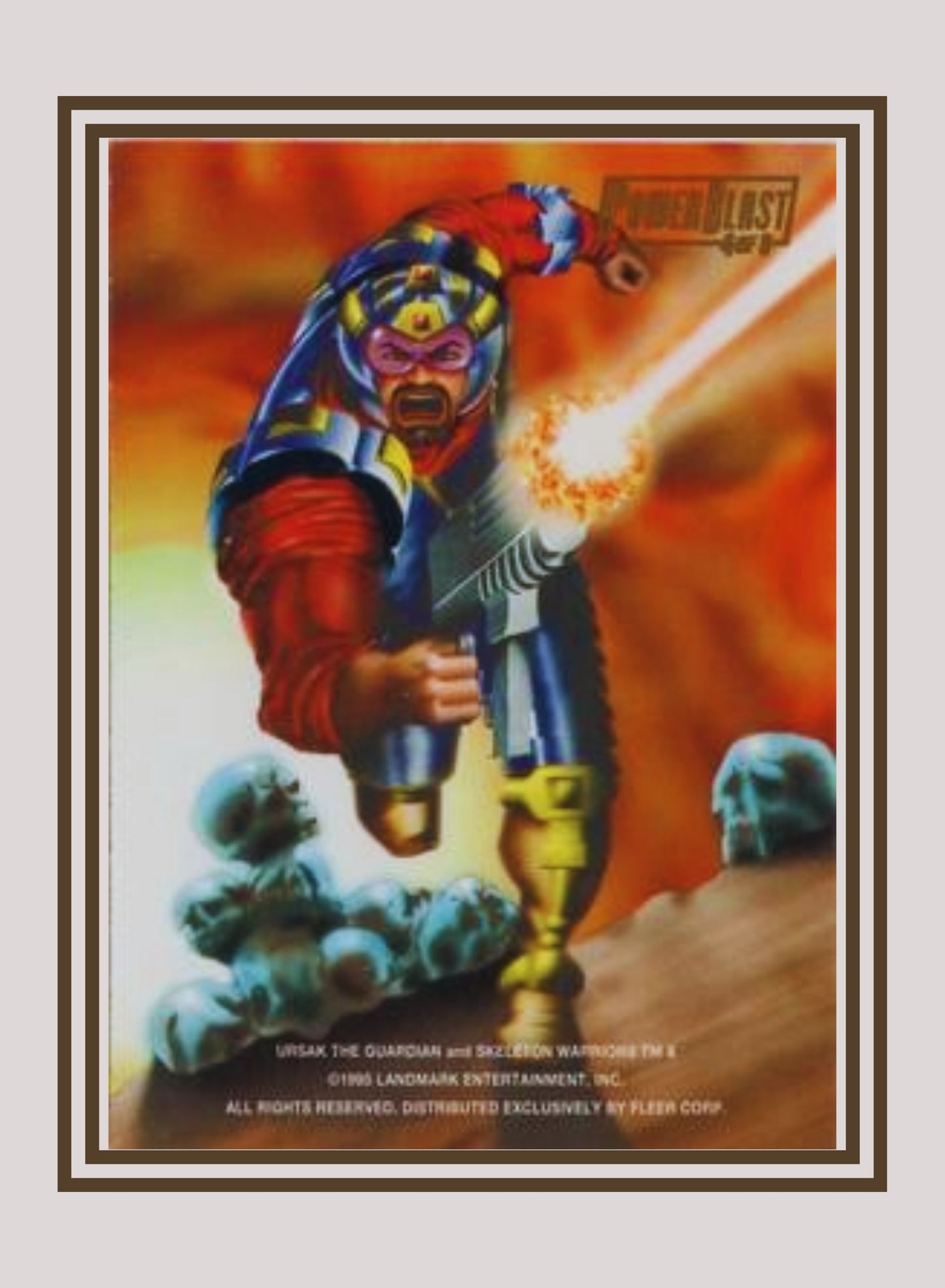 1x Ursak the Guardian - Powerblast (#04 - 1995 Fleer Ultra Skeleton Warriors)