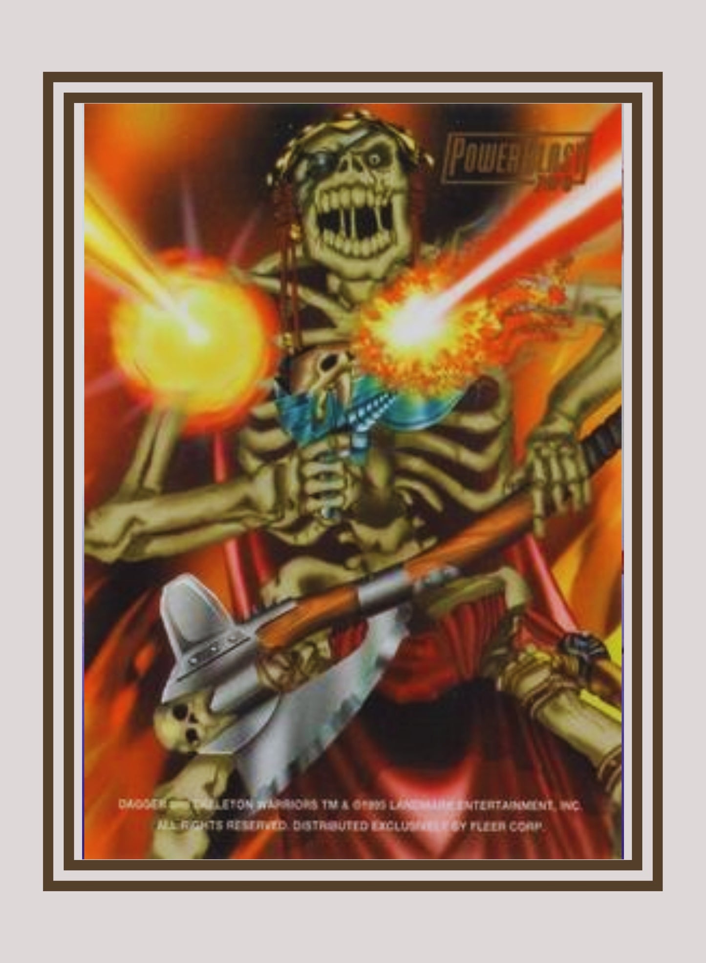 1x Dagger - Powerblast (#07 - 1995 Fleer Ultra Skeleton Warriors)