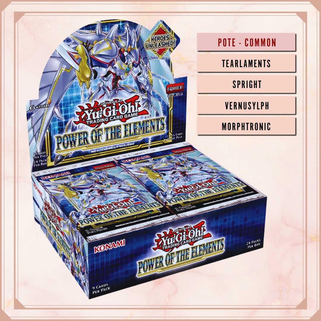 Yugioh! Power of the Elements Singles (POTE - Common) 1st Edition