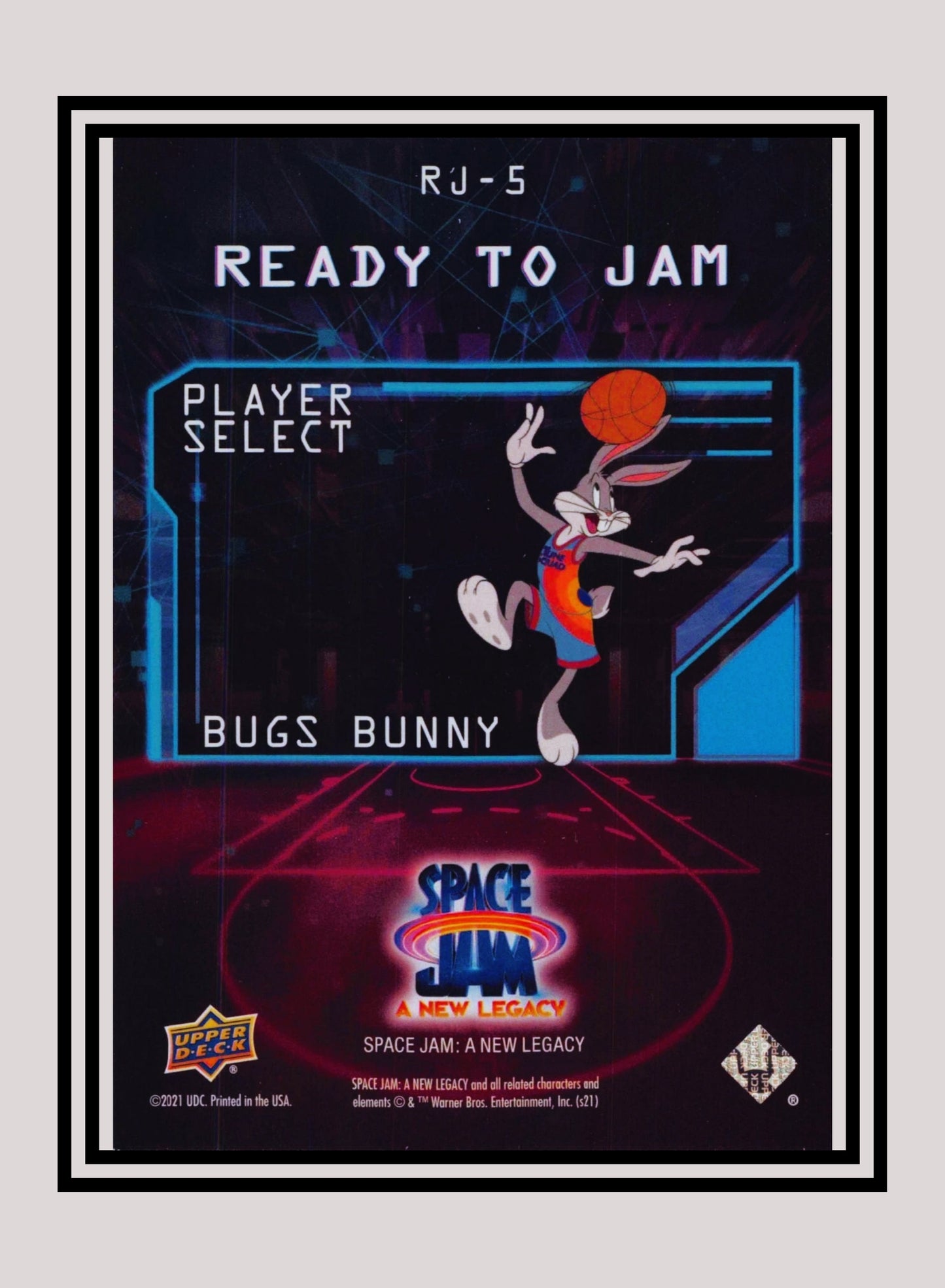 1x Bugs Bunny - Foil (RJ-5 - 2021 Upper Deck Space Jam: A New Legacy)