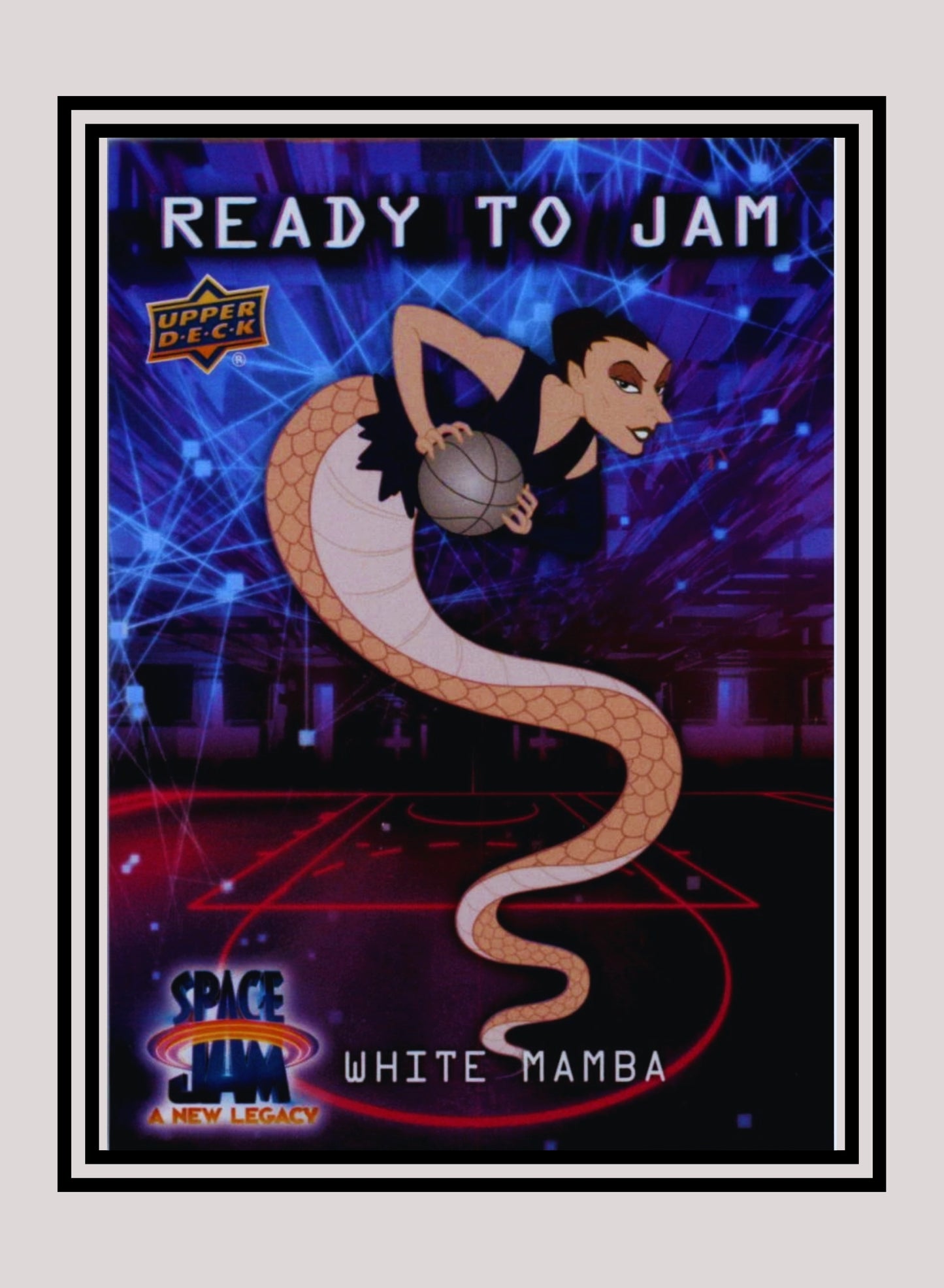 1x White Mamba - Foil (RJ-9 - 2021 Upper Deck Space Jam: A New Legacy)