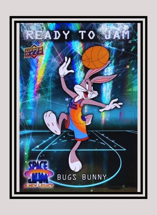 1x Bugs Bunny - Turquoise Foil 274/349 (RJ-5 - 2021 Upper Deck Space Jam: A New Legacy)