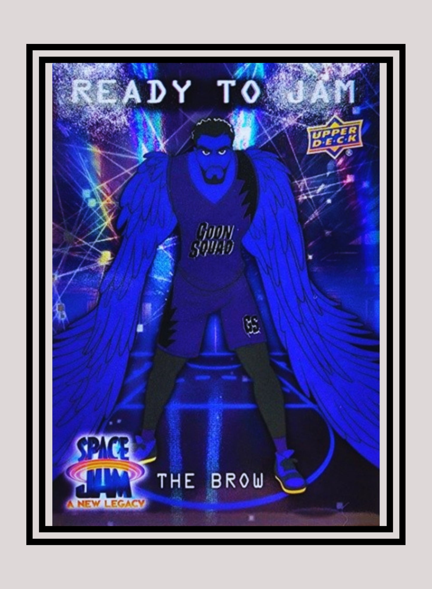 1x The Brow - Blue Foil 245/799 (RJ-10 - 2021 Upper Deck Space Jam: A New Legacy)