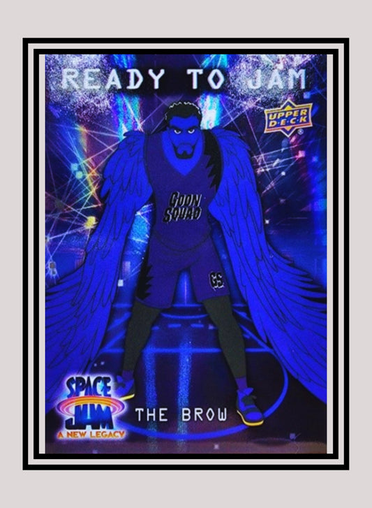 1x The Brow - Blue Foil 245/799 (RJ-10 - 2021 Upper Deck Space Jam: A New Legacy)
