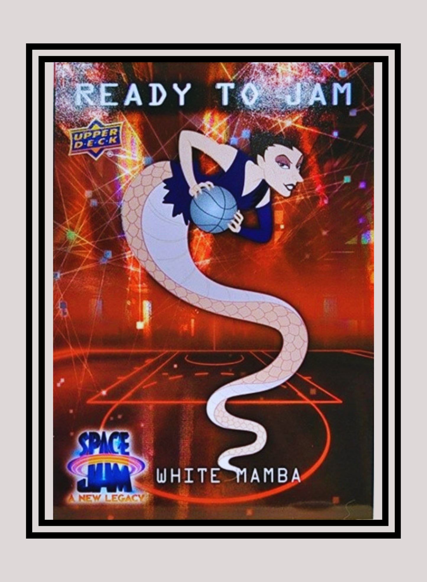 1x White Mamba - Red Foil 308/999 (RJ-9 - 2021 Upper Deck Space Jam: A New Legacy)