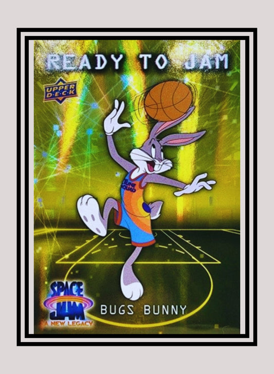 1x Bugs Bunny - Yellow Foil 106/599 (RJ-5 - 2021 Upper Deck Space Jam: A New Legacy)