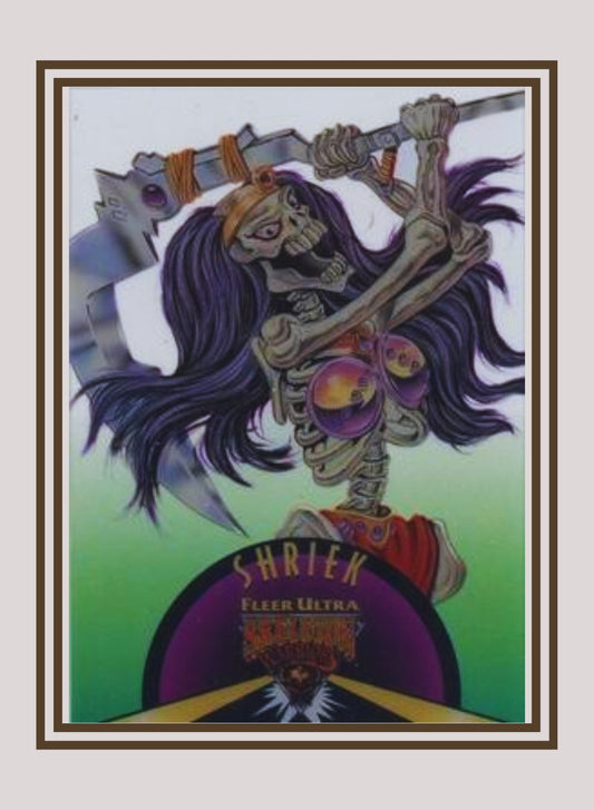 1x Shriek - Suspended Animation (#10 - 1995 Fleer Ultra Skeleton Warriors)