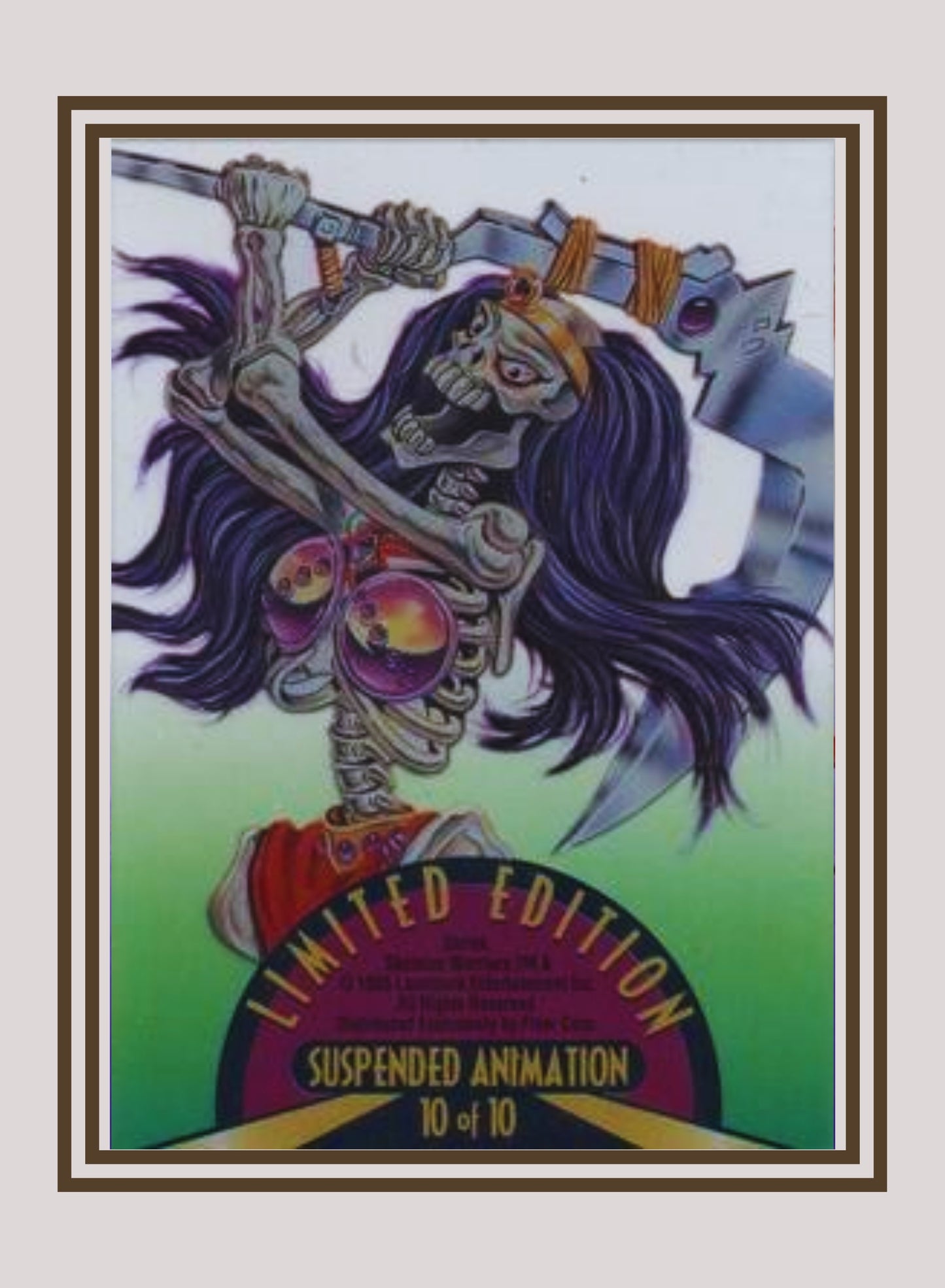 1x Shriek - Suspended Animation (#10 - 1995 Fleer Ultra Skeleton Warriors)