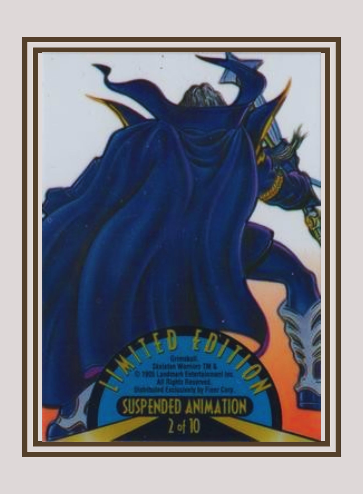 1x Grimskull - Suspended Animation (#02 - 1995 Fleer Ultra Skeleton Warriors)