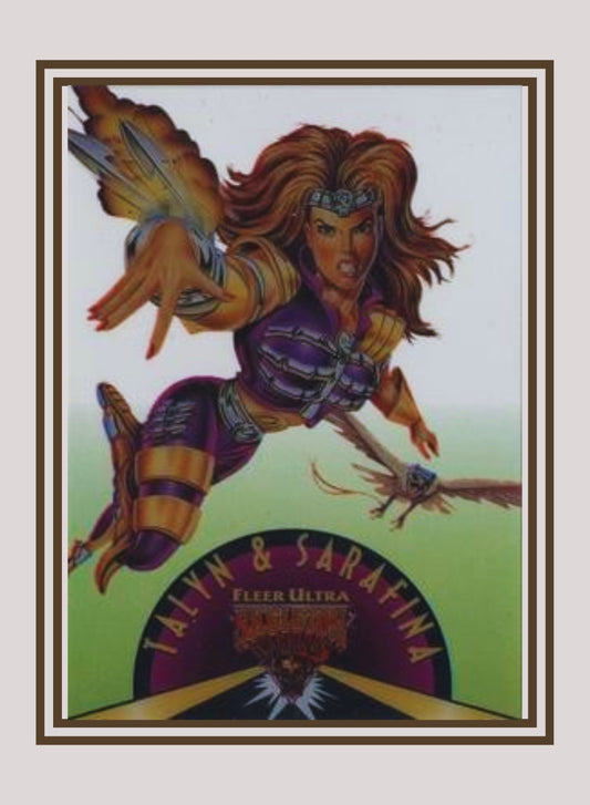 1x Talyn & Sarafina - Suspended Animation (#04 - 1995 Fleer Ultra Skeleton Warriors)