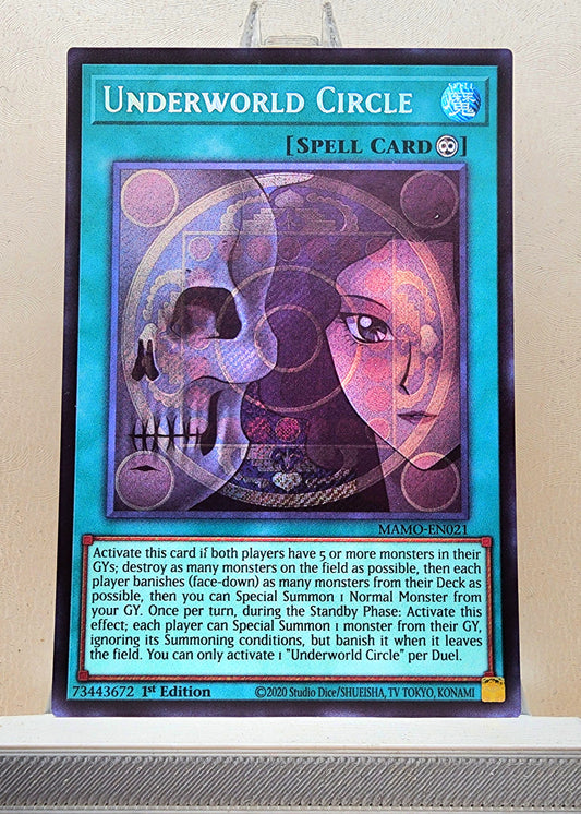 Yugioh! 1x Underworld Circle (MAMO - Secret Rare) 1st Edition