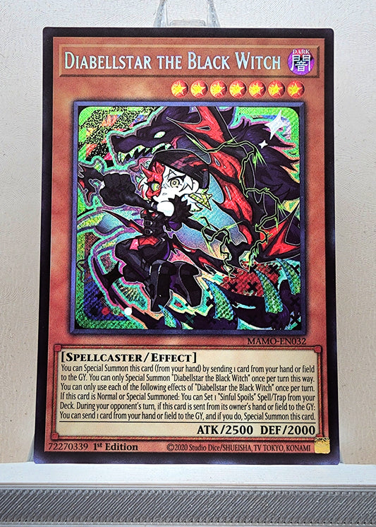 Yugioh! 1x Diabellstar the Black Witch Chibi Artwork (MAMO - Secret Rare) 1st Edition