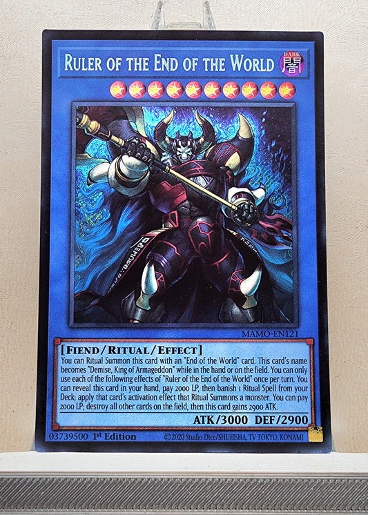 Yugioh! 1x Ruler of the End of the World (MAMO - Secret Rare) 1st Edition