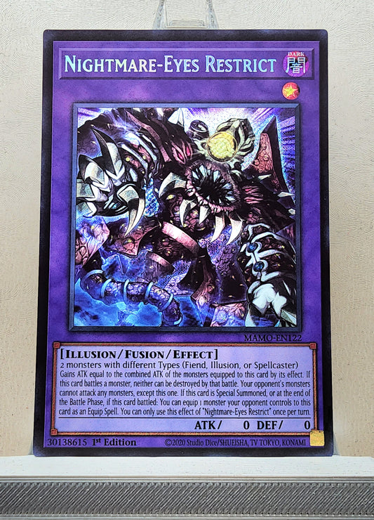 Yugioh! 1x Nightmare-Eyes Restrict (MAMO - Secret Rare) 1st Edition