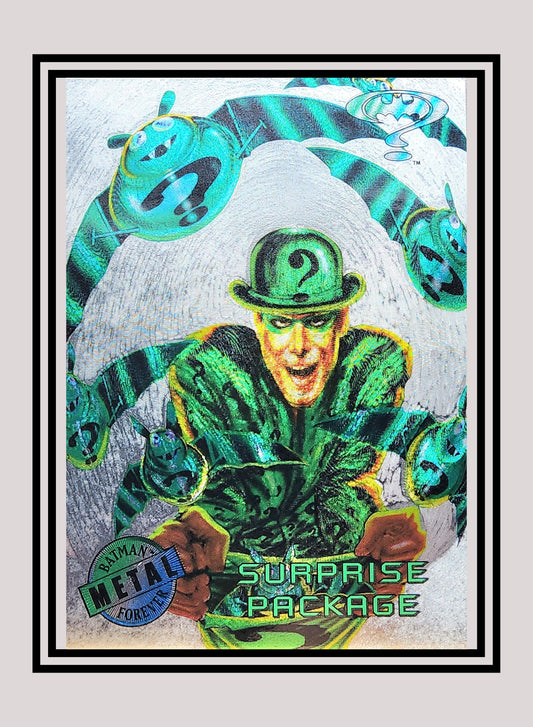 DC! 1x Surprise Package - Silver Flasher (#015 - 1995 Fleer Batman Forever Metal)