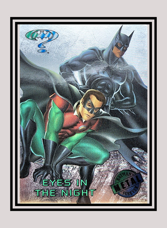 DC! 1x Eyes in the Night - Silver Flasher (#083 - 1995 Fleer Batman Forever Metal)