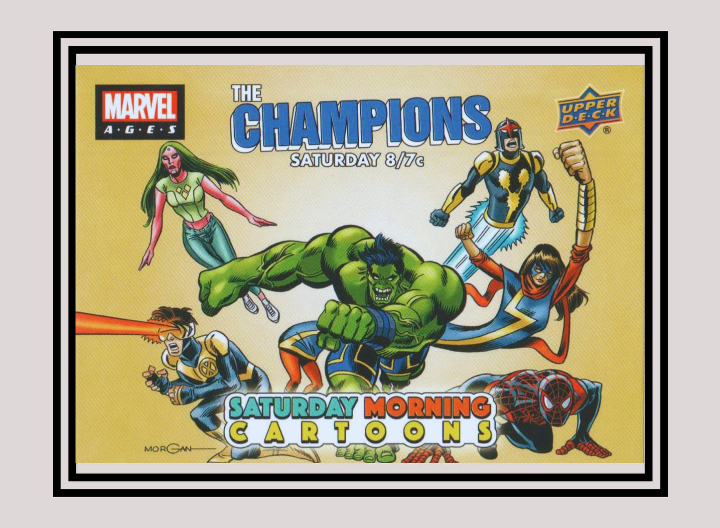 Marvel! 1x Champions - Inserts (SMC-6 - 2020 Upper Deck Marvel Ages)