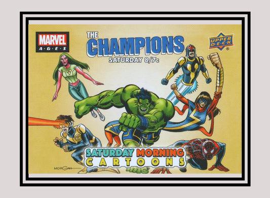 Marvel! 1x Champions - Inserts (SMC-6 - 2020 Upper Deck Marvel Ages)